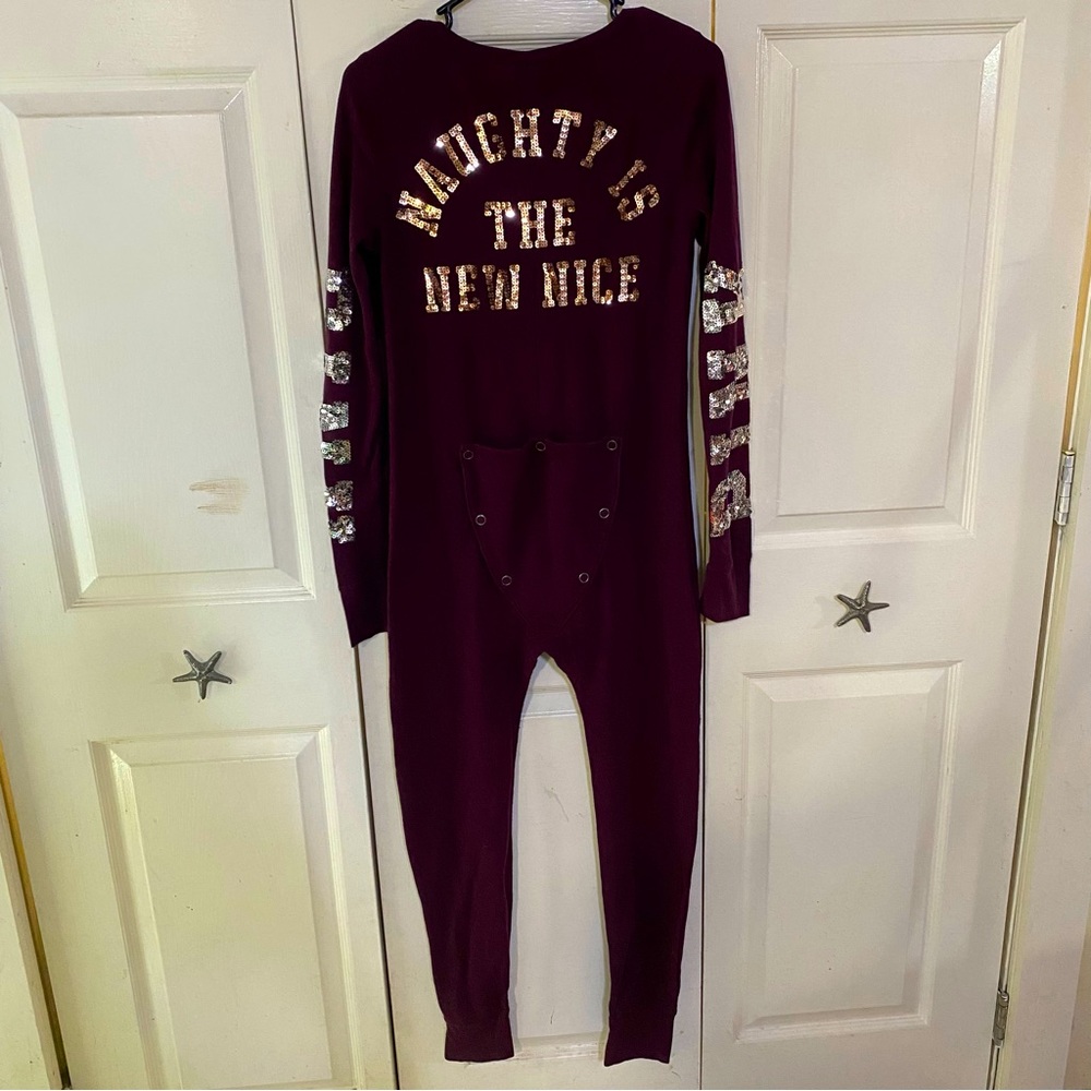 PINK Holiday 2016 Naughty Onesie M